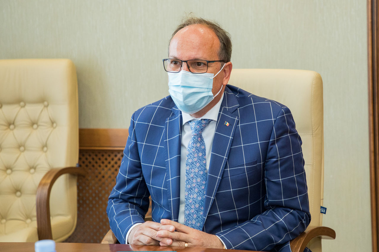 Чокой провел встречу с послом Румынии в Молдове Даниелом Ионицэ