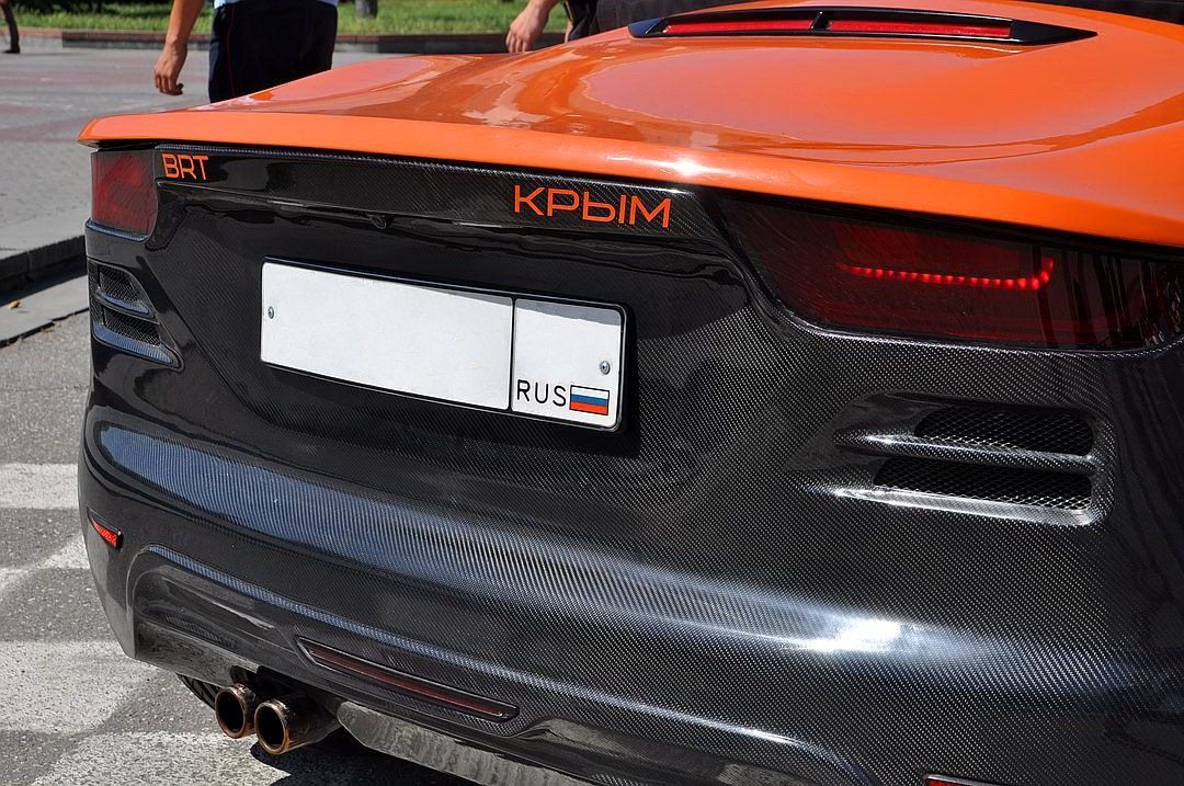 Российский спорткар "Крым" показали в Симферополе