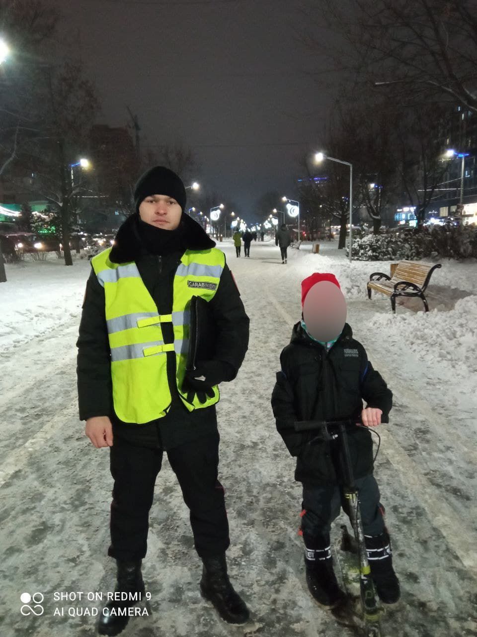 В Кишиневе карабинеры помогли потерявшемуся ребенку найти родителей