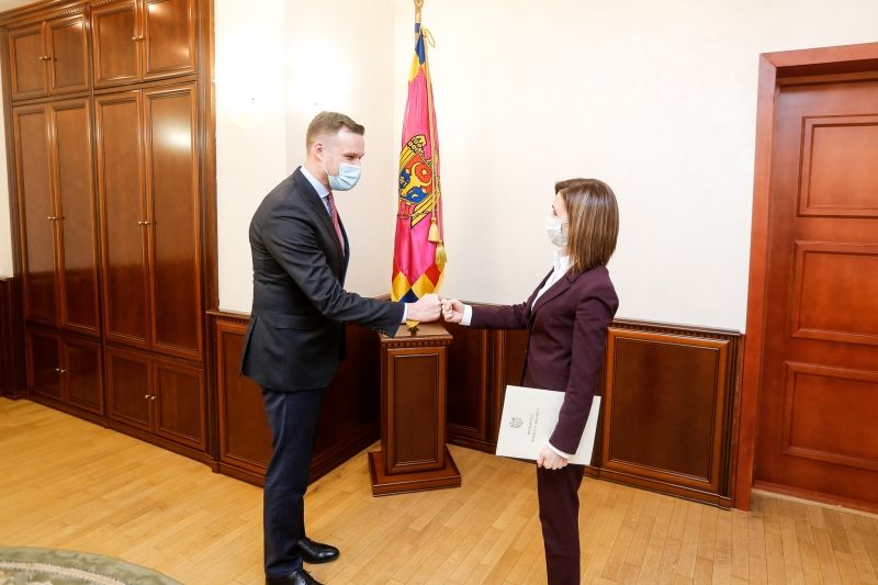 Президент встретилась с главой МИДа Литвы