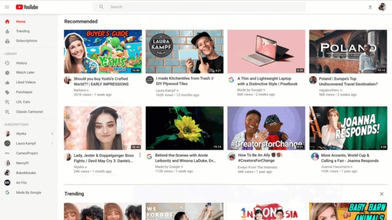Google выпустила "новый" YouTube