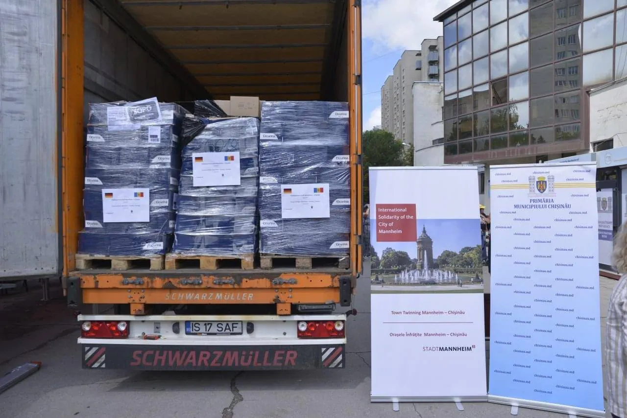 Из немецкого Мангейма вновь передали партию помощи для украинских беженцев