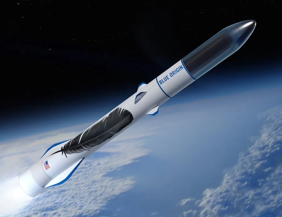 Для марсианской миссии NASA выбрало ракету Blue Origin, а не SpaceX