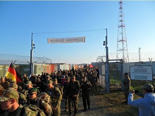 Военнослужащий из Молдовы занял второе место в марш-броске DANCON March