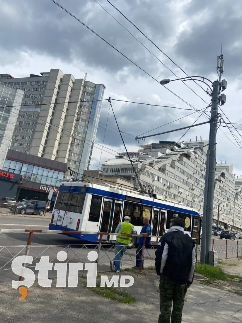 RTEC: На троллейбусной линии произошел сбой, неполадки оперативно устранили