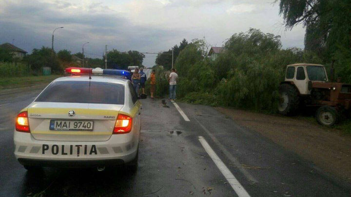 Furtuna de aseară a făcut prăpăd în mai multe raioane ale ţării