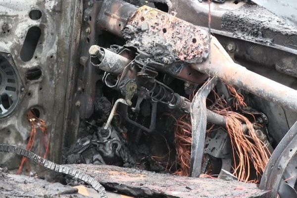 В Тирасполе сгорел автомобиль