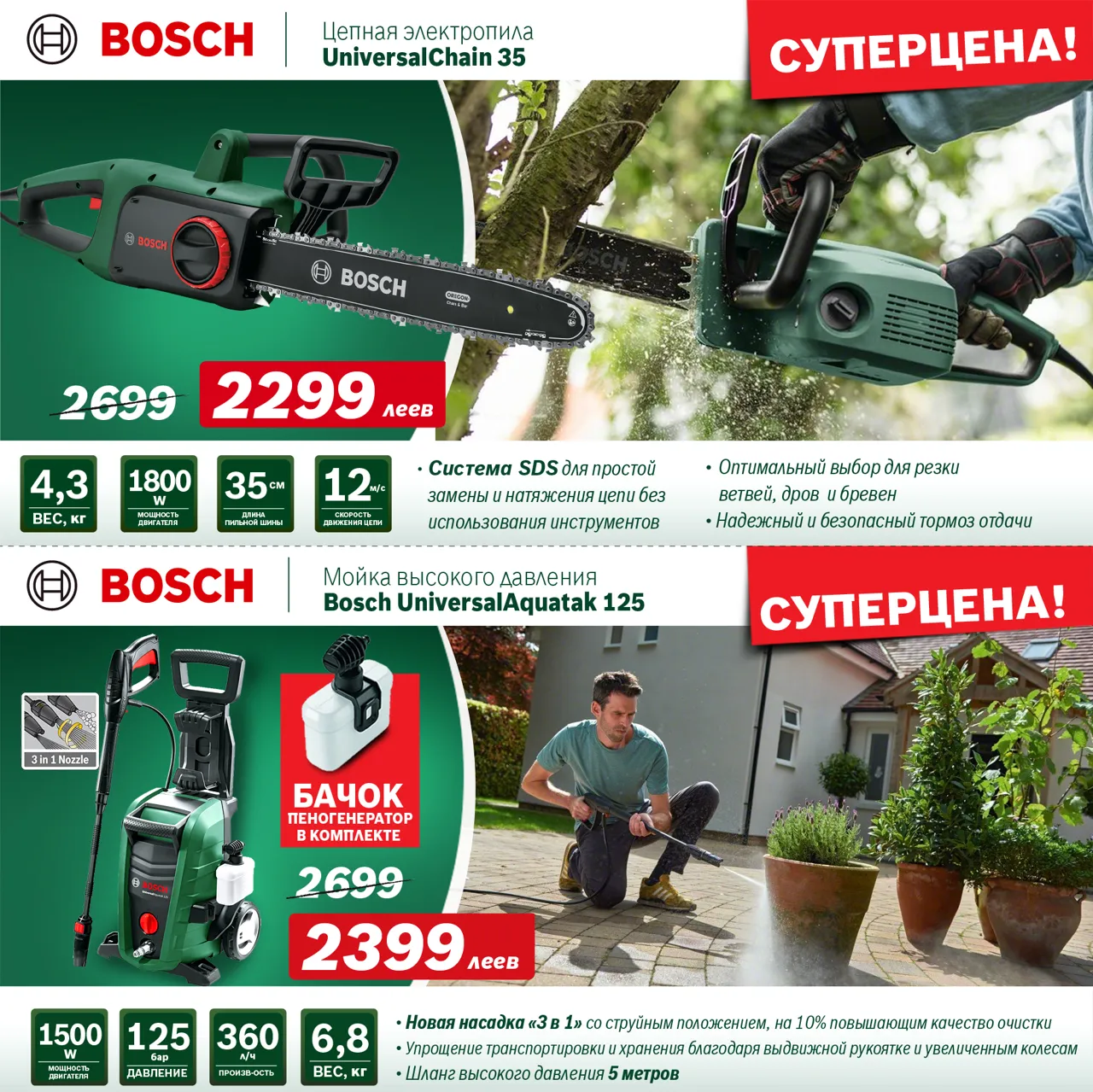 Bosch Store: Первые скидки года - до 25% на инструменты Bosch