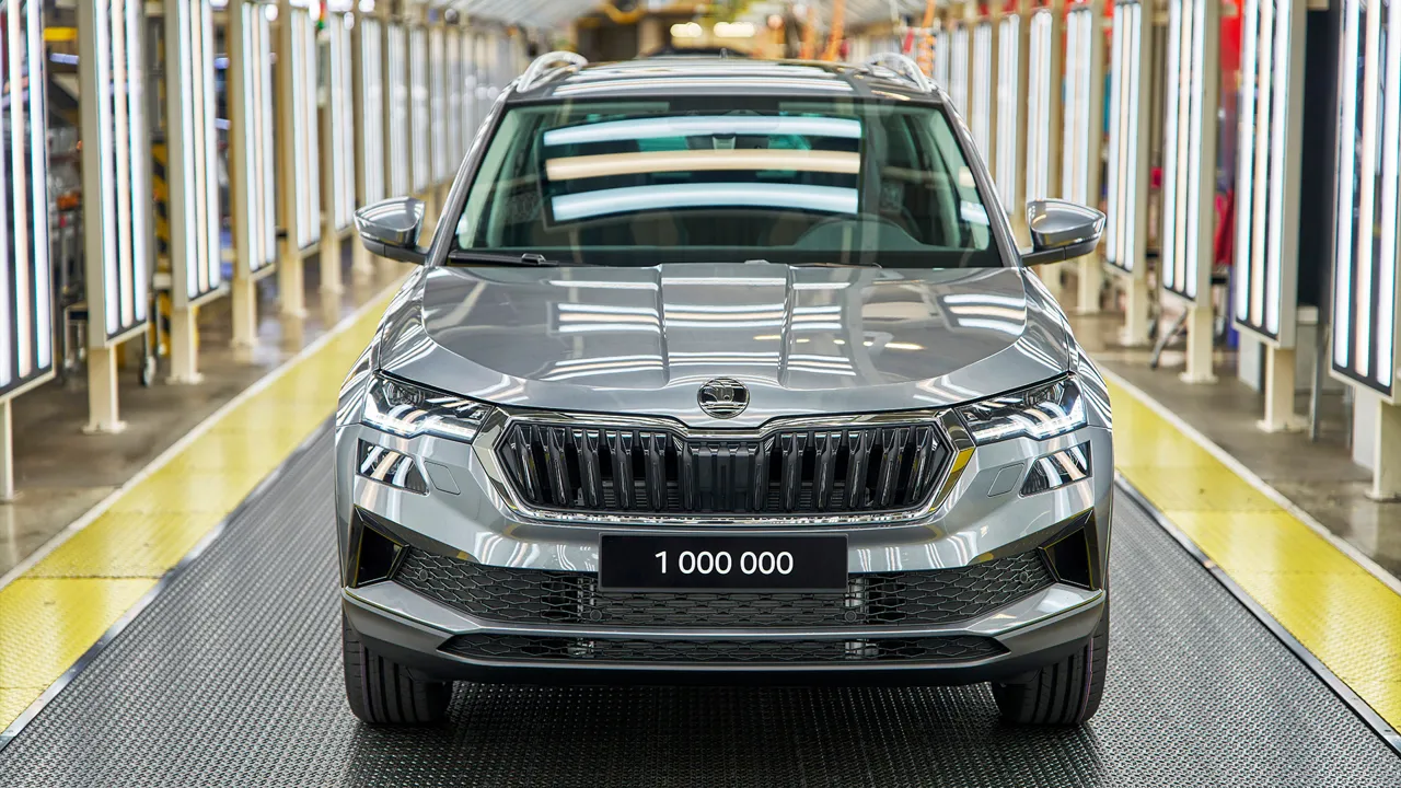 Škoda Karoq преодолел отметку 1 000 000 произведённых автомобилей