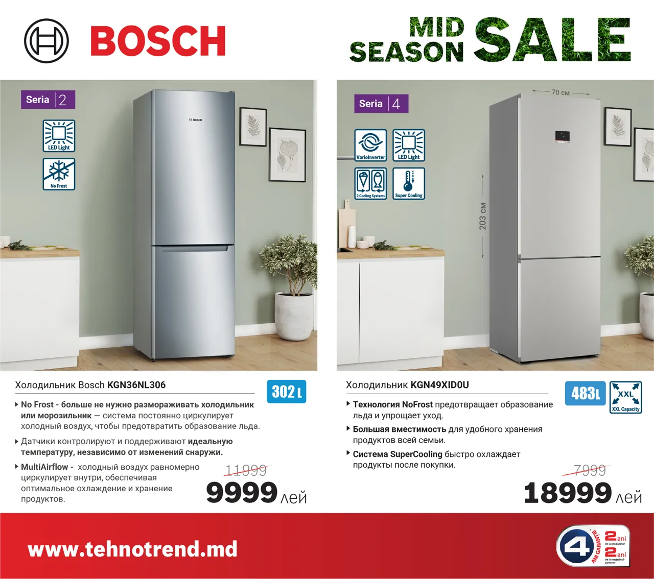 Bosch Store объявляет Mid Season Sale: скидки до 7000 леев