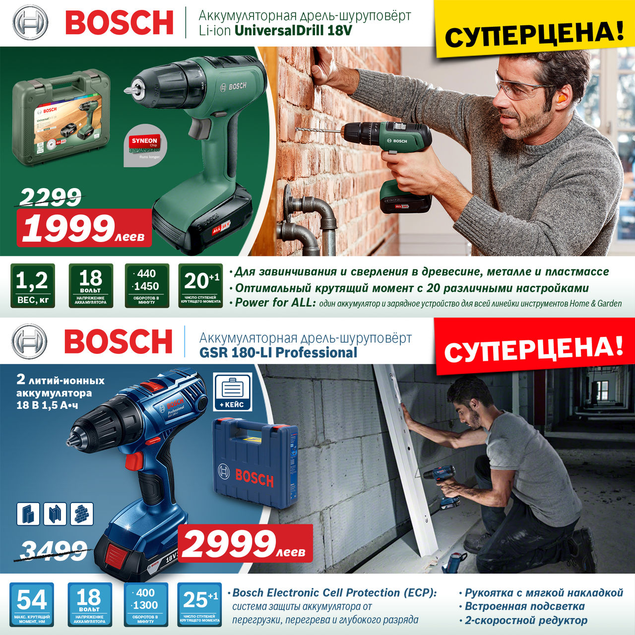 Bosch: Black Friday – суперцены на электроинструменты и садовую технику