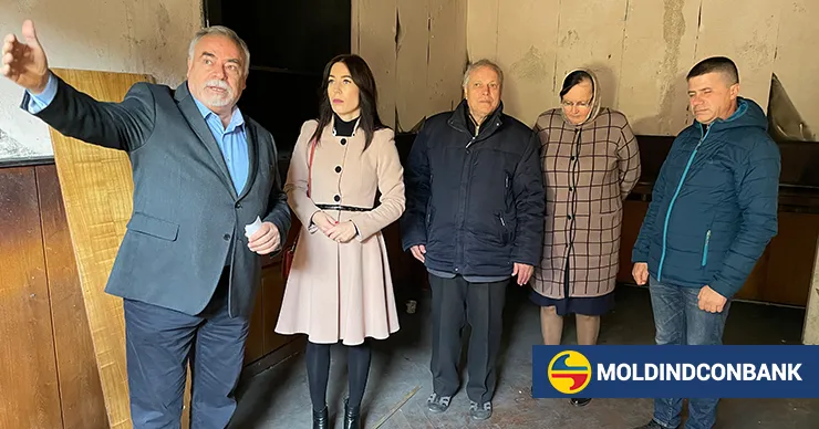 Moldindconbank оказал финансовую помощь Обществу слепых Молдовы