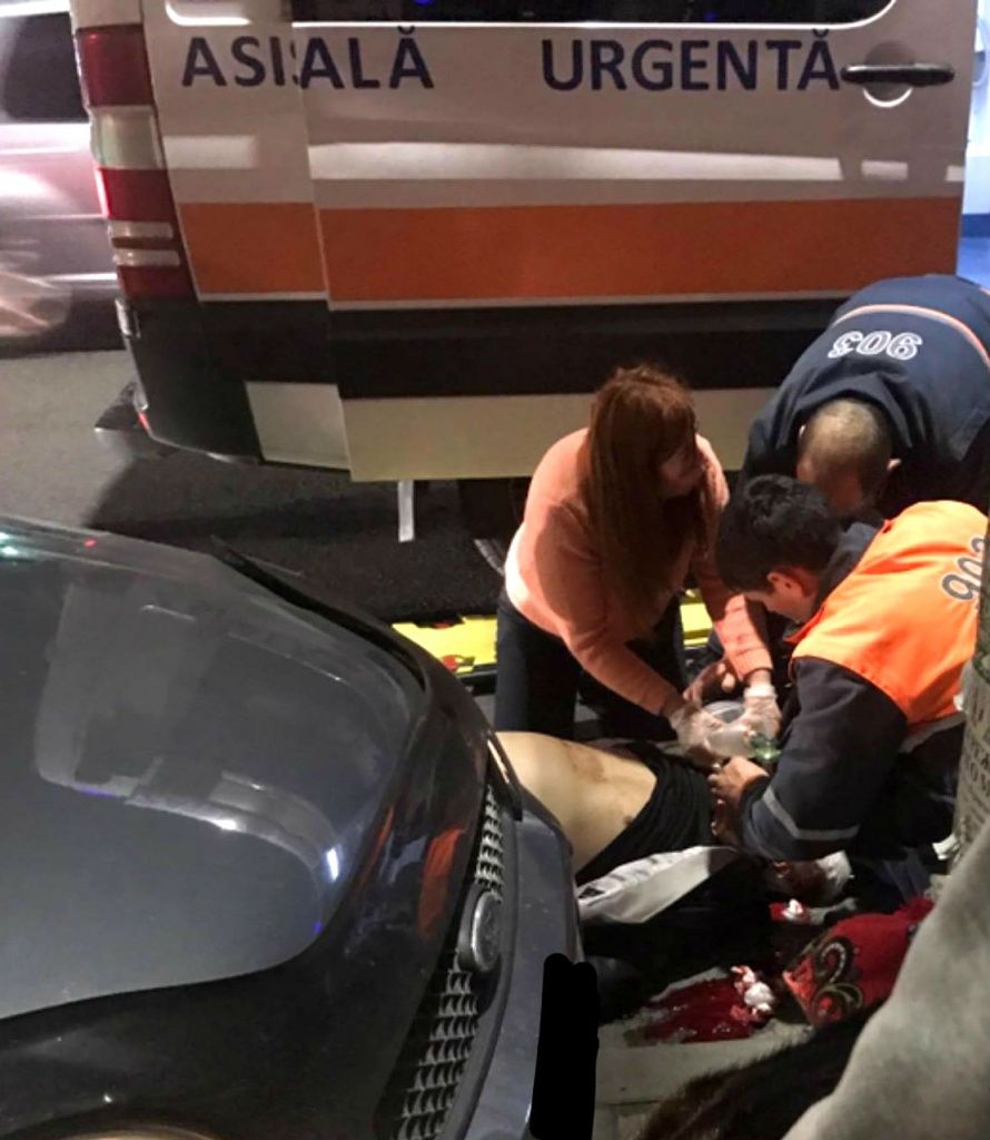 Кишиневцы благодарят женщину за оказанную помощь пострадавшему в ДТП