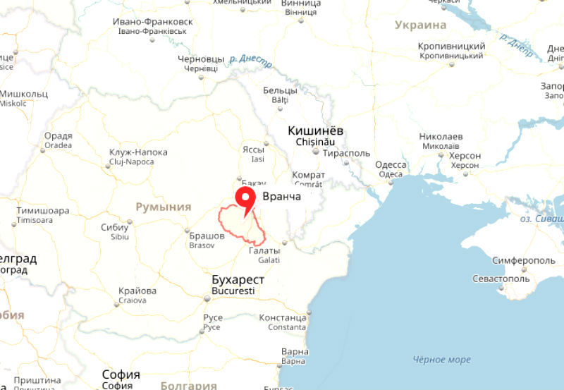 Ночное землетрясение произошло недалеко от границы Молдовы