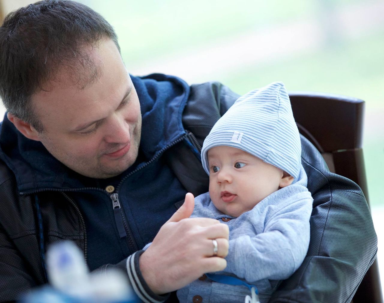 Andrian Candu, alături de mezin. Cum au fost surprinşi