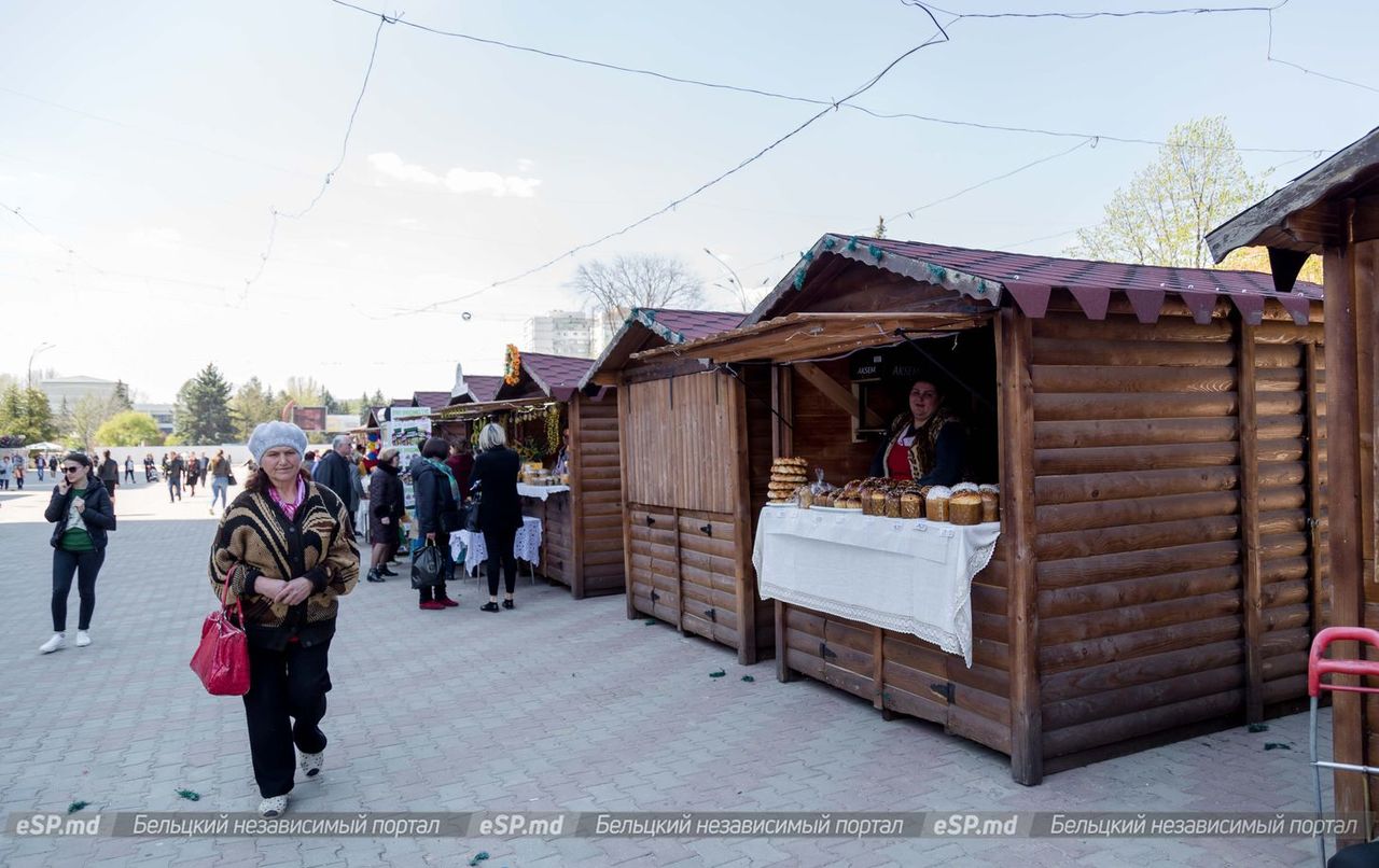 В Бельцах открылась Пасхальная ярмарка