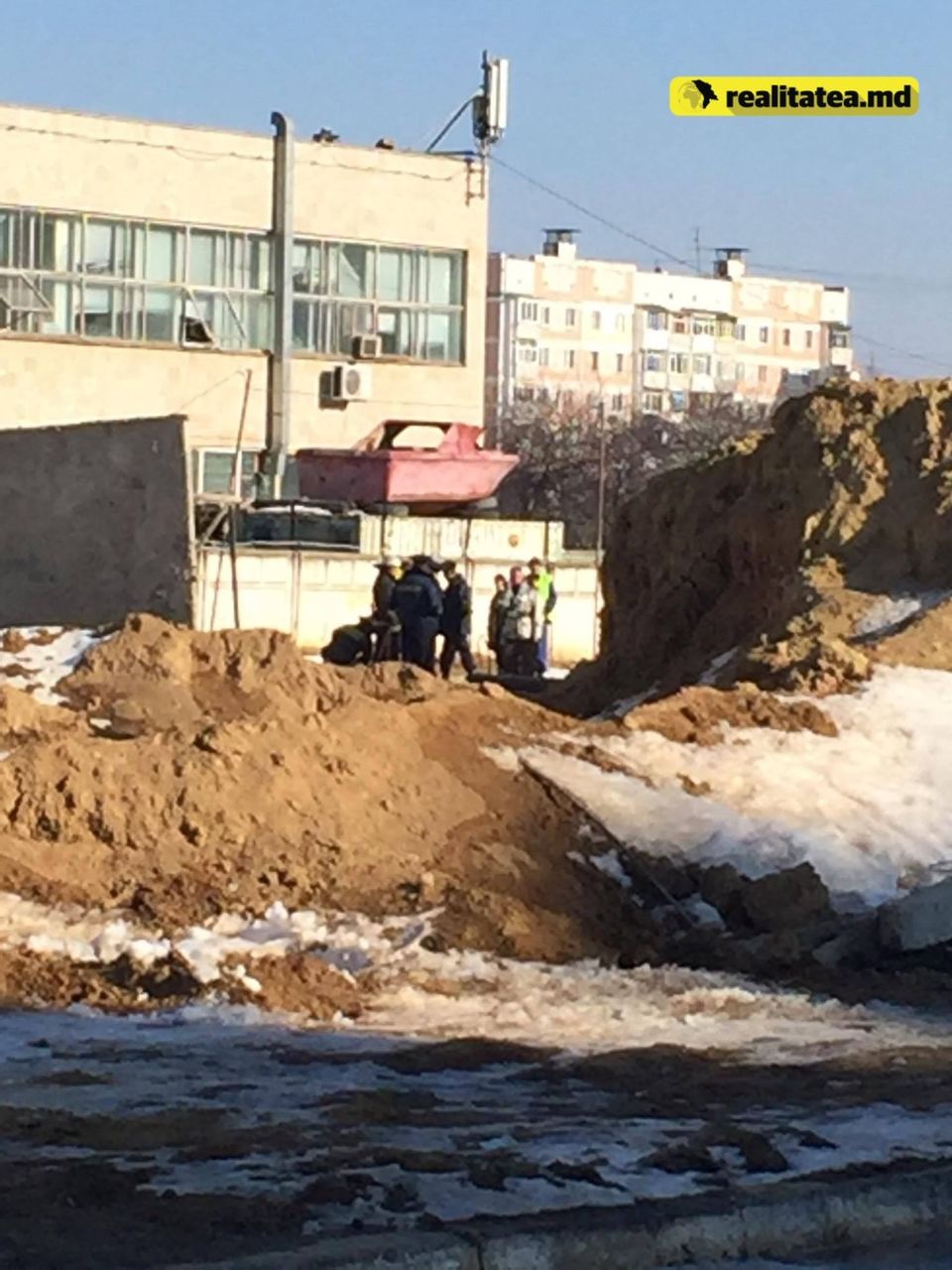 В Кишиневе на строительной площадке прогремел взрыв