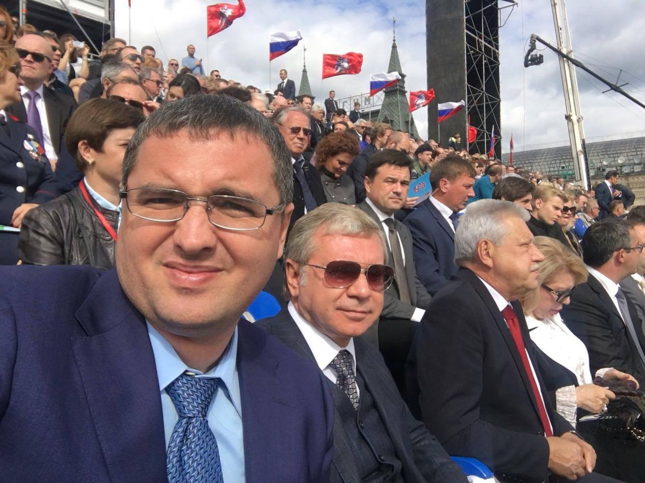 Ренато Усатый стал почетным гостем на праздновании Дня города Москвы на Красной площади