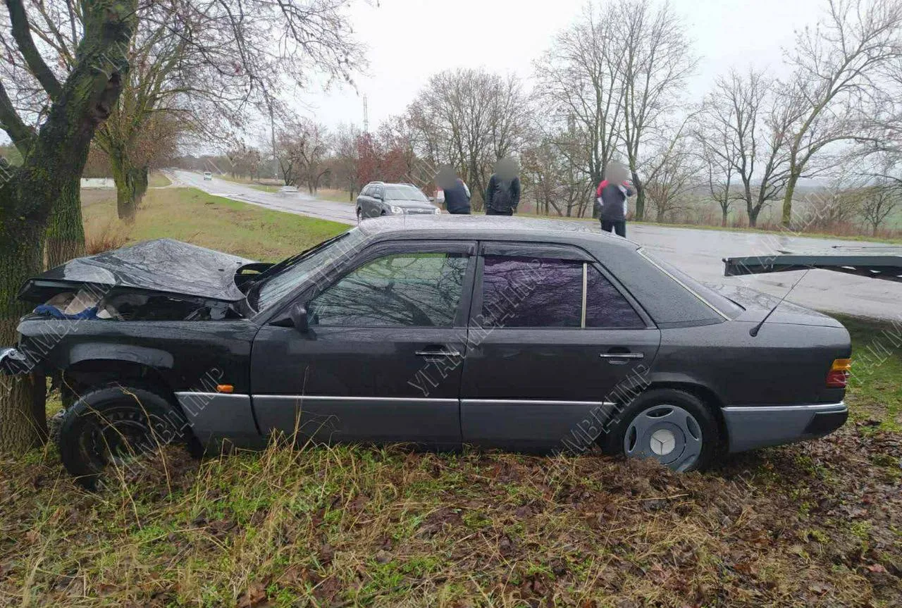 ДТП в Приднестровье: автомобиль врезался в дерево