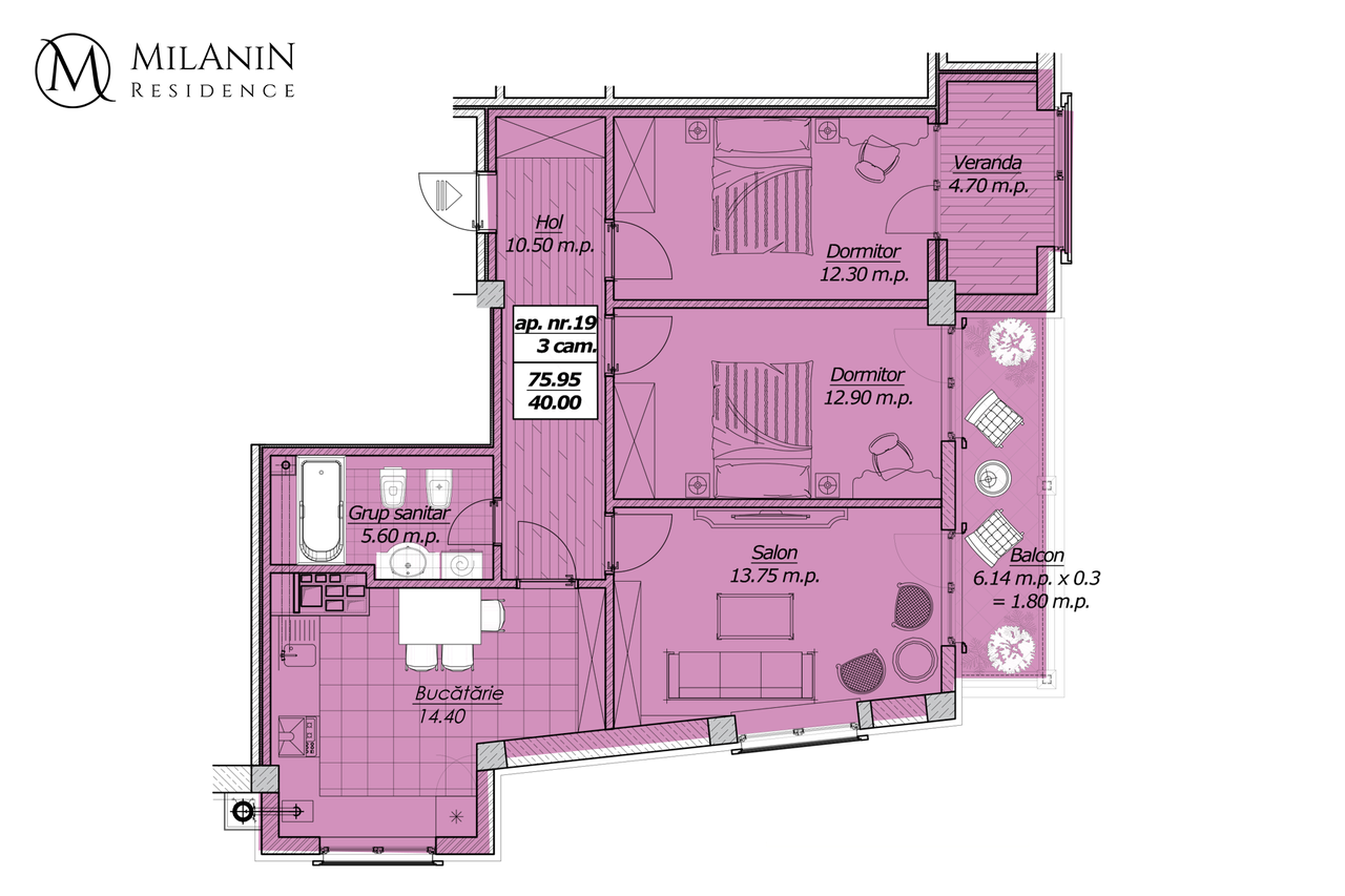 Milanin Residence: Последняя квартира в элитном новострое в историческом центре Кишинёва ®