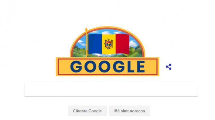 На главной странице Google появился дудл, посвященный Дню независимости РМ