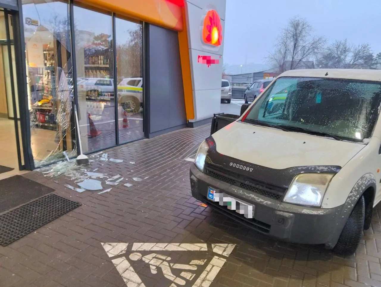 Cinci accidente rutiere s-au produs la Orhei din cauza condițiilor meteo nefavorabile
