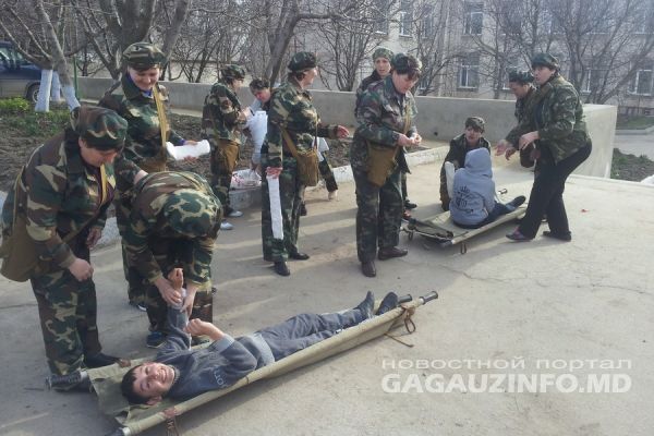 Учения по гражданской защите прошли в гагаузском селе