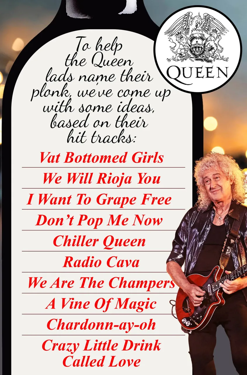 Europa intenționează să lanseze vin sub marca trupei rock Queen