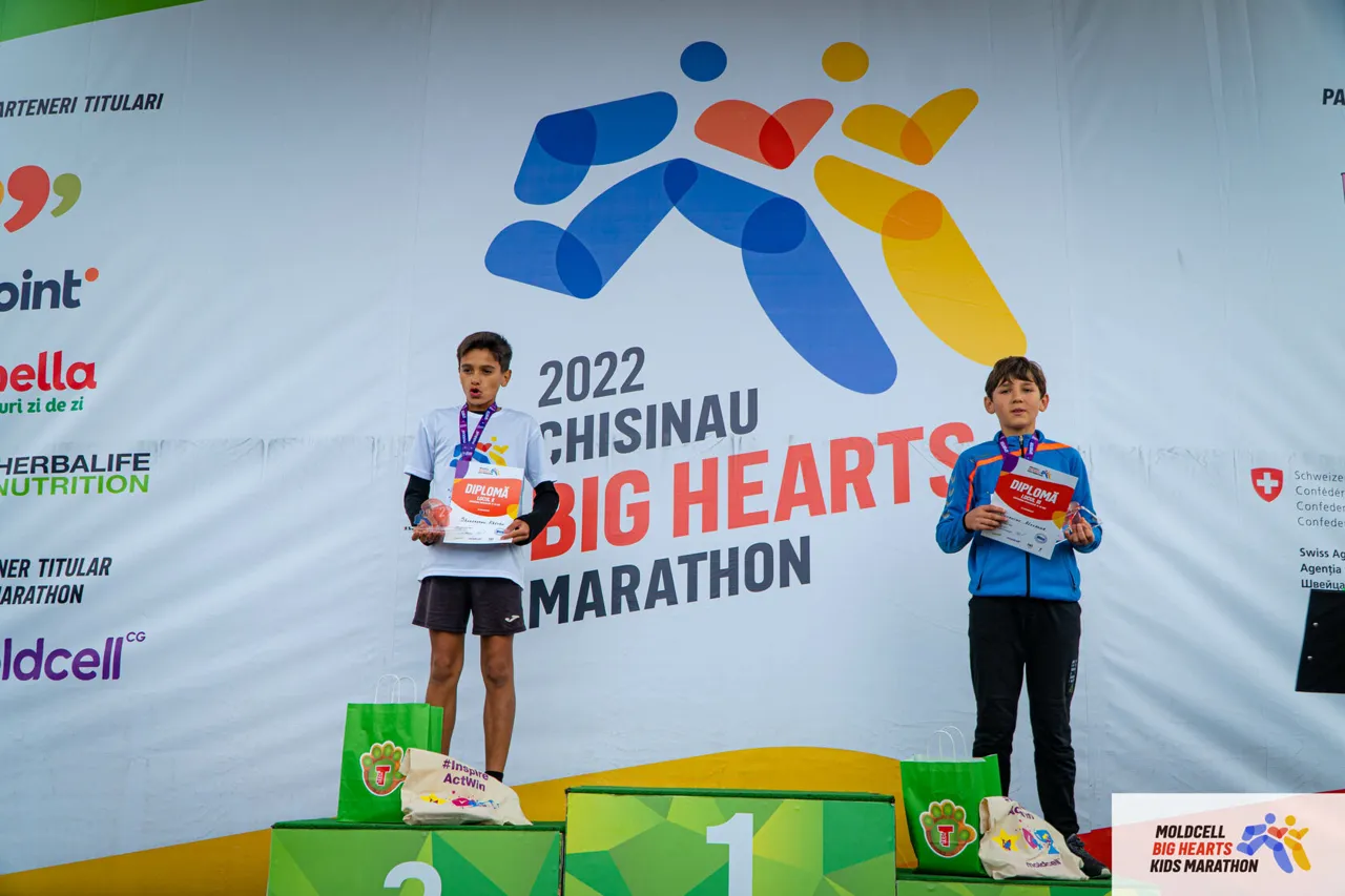 Moldcell Big Hearts Kids Marathon определил чемпионов
