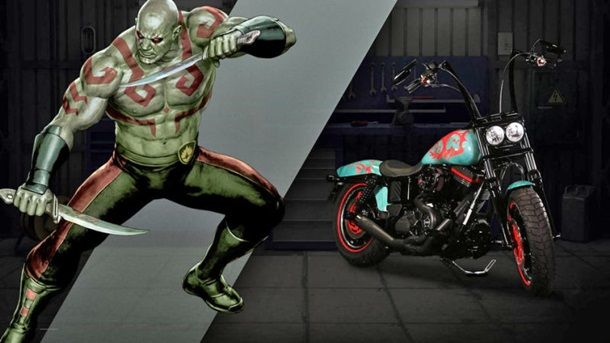 Harley-Davidson и Marvel представили супергеройские мотоциклы