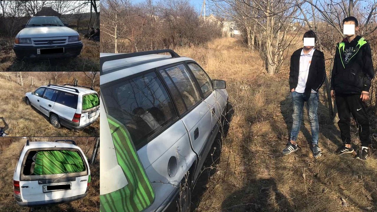 В Кишиневе задержали молодых людей за угон автомобиля