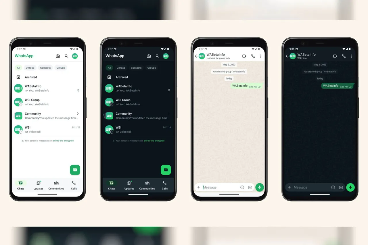 В WhatsApp обновился дизайн интерфейса
