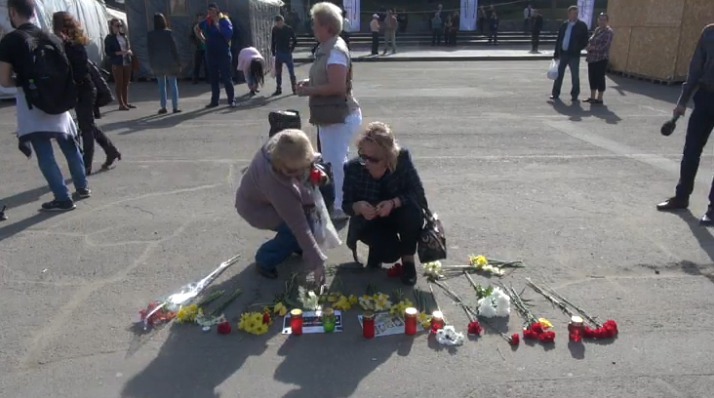 Марш молчания и боли прошел в центре столицы