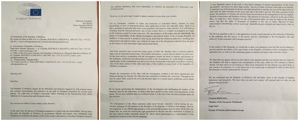 Arestul lui Șor va fi discutat la Strasbourg de deputaţii europeni
