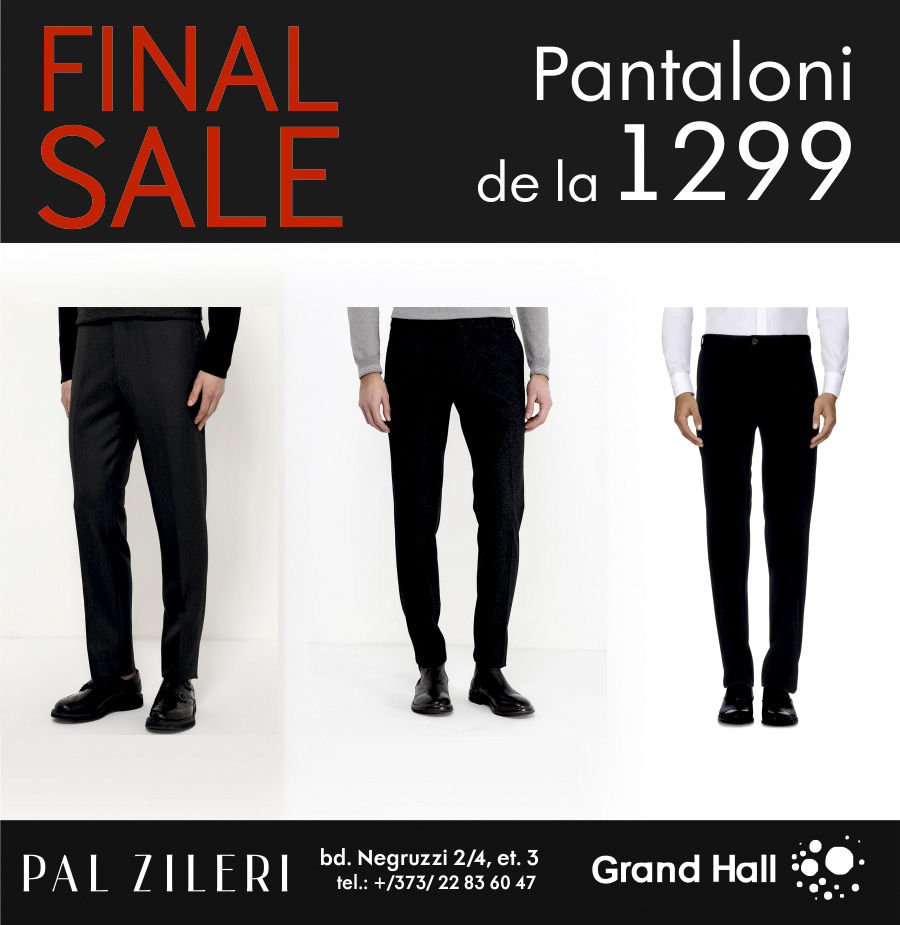 Pal Zileri: Reduceri finale de lux pentru toate colecțiile ®