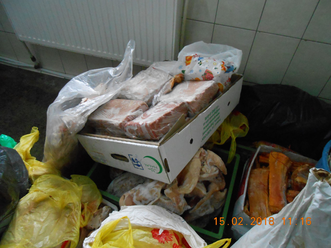 Инспекторы ANSA уничтожили партию мяса сомнительного происхождения