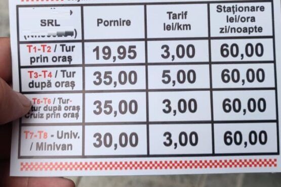 В Бельцах подорожали услуги такси