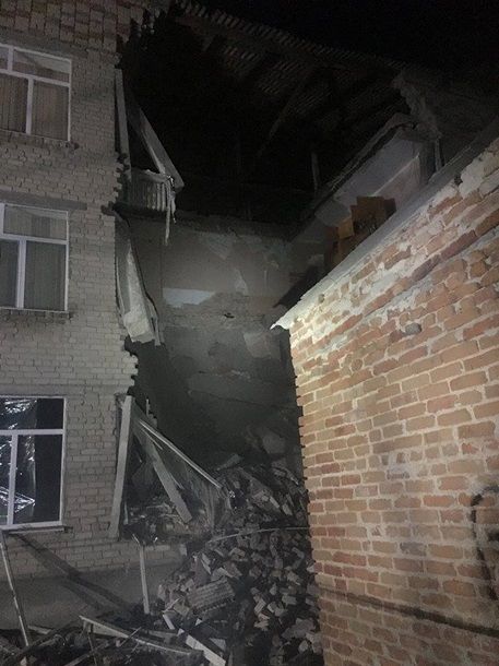 В Николаевской области Украины рухнула часть школы