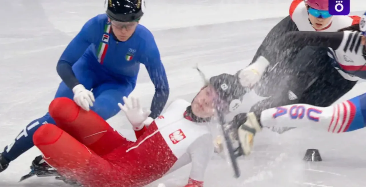 Польская шорт-трекистка получила удар коньком в лицо на Олимпиаде