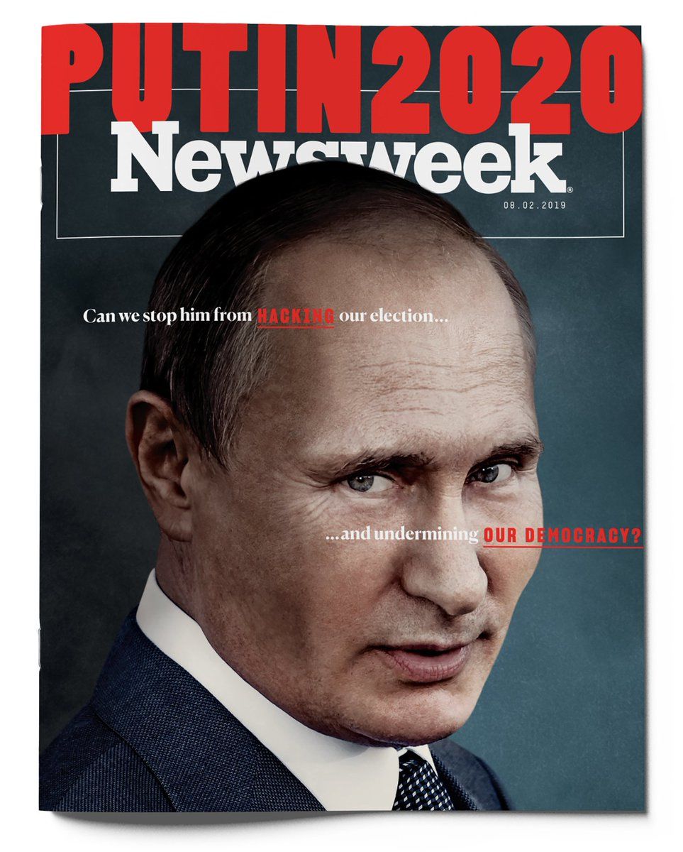Журнал Newsweek поместил на обложку "подрывающего демократию" Путина