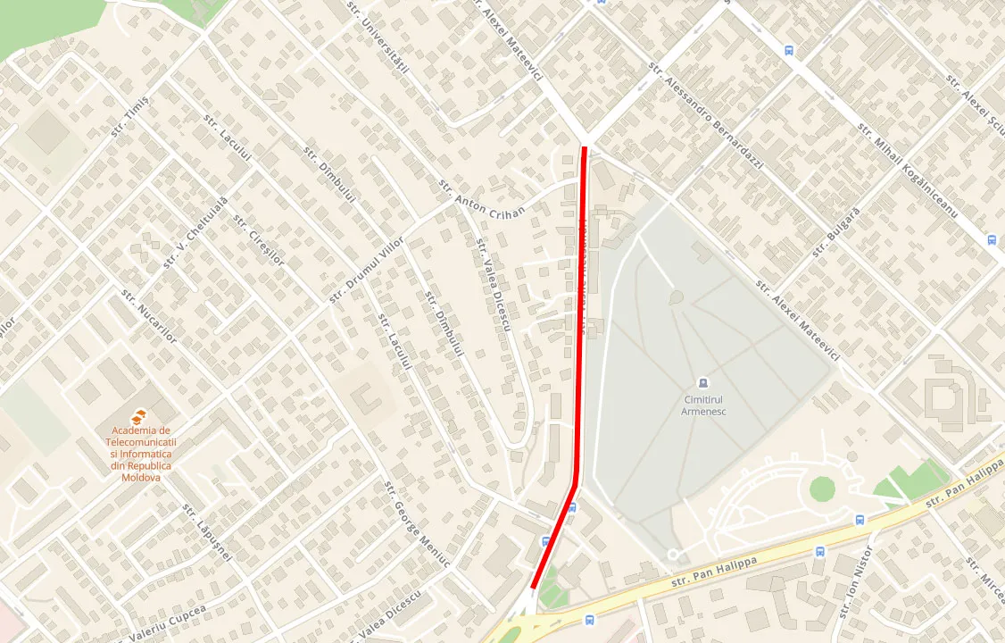 Traficul pe strada Vasile Alecsandri din Capitală, suspendat parțial timp de o săptămână