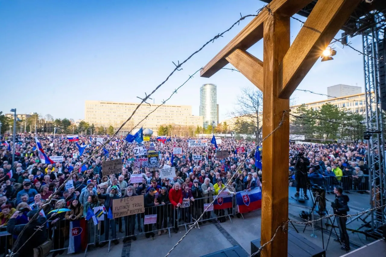 В Словакии вновь прошли митинги против Фицо