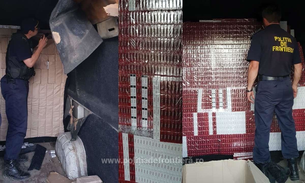 Пограничники обнаружили фургон, "упакованный" молдавскими сигаретами