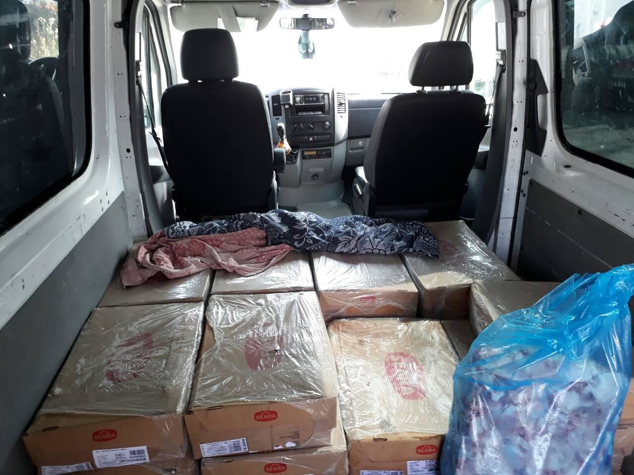 Carne congelată fără acte de proveniență, depistată de polițiști
