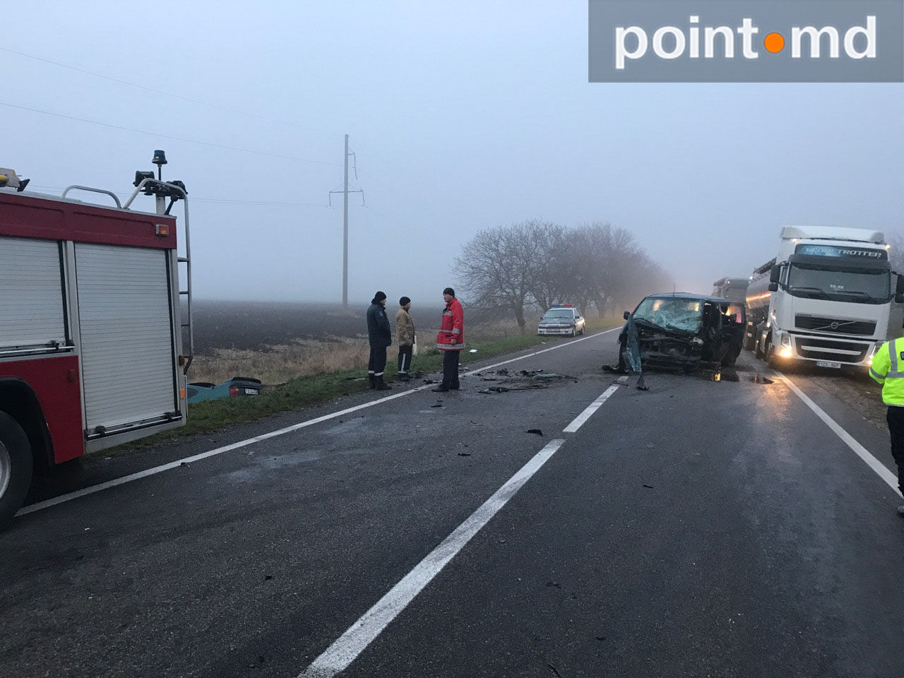 Grav accident la Ștefan Vodă: Un bărbat a murit pe loc