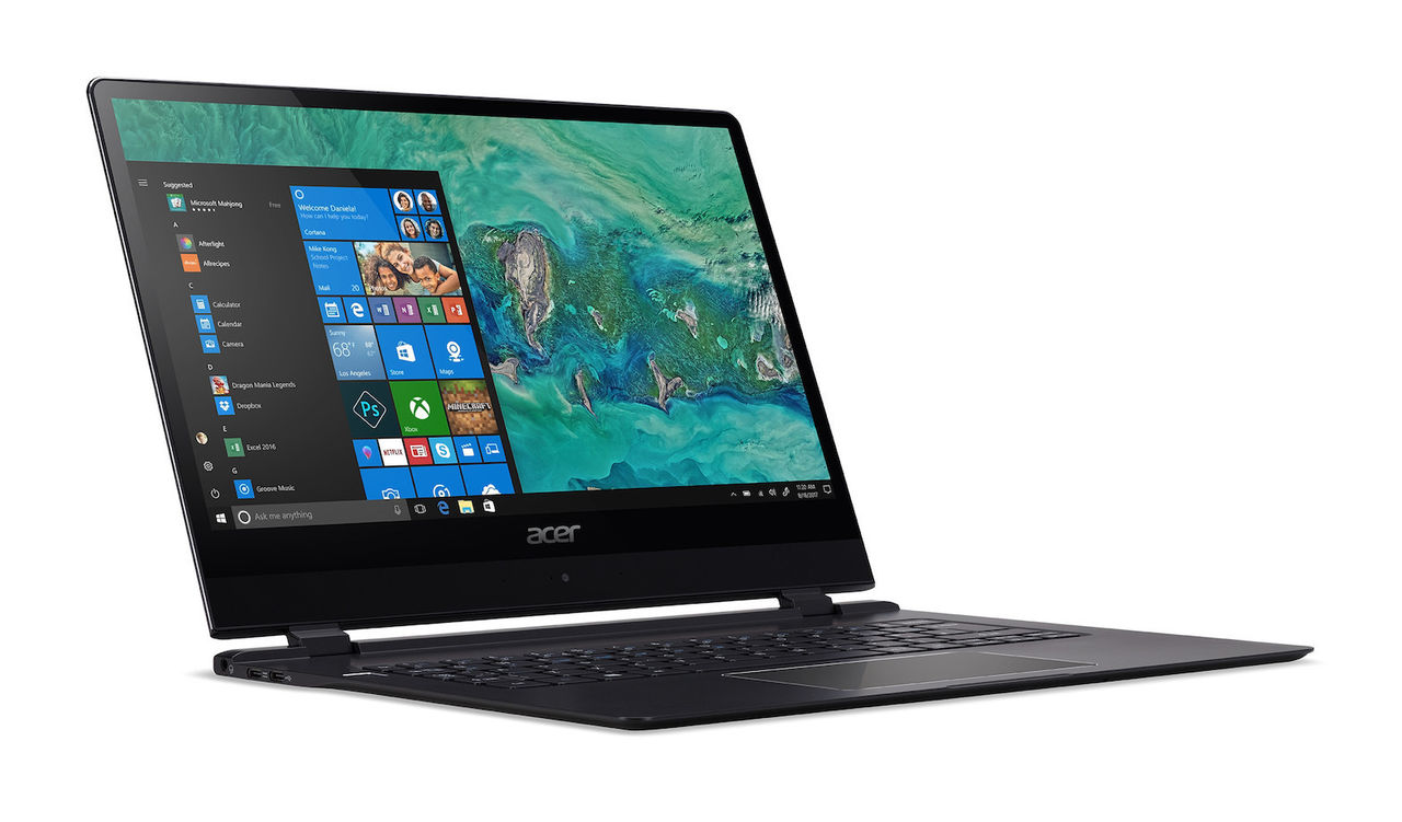 Acer представила самый тонкий ноутбук в мире