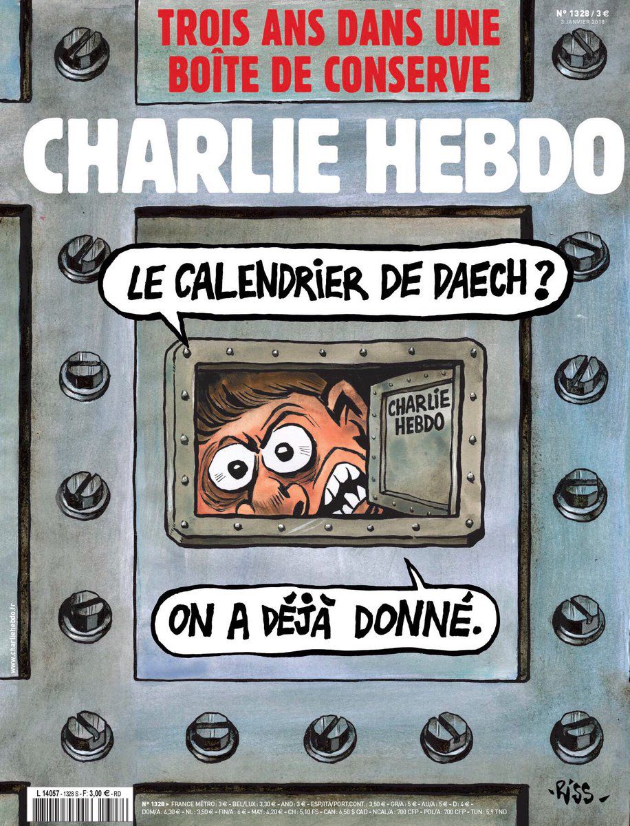 Charlie Hebdo выпустил спецномер: Редакция превратилась в бункер