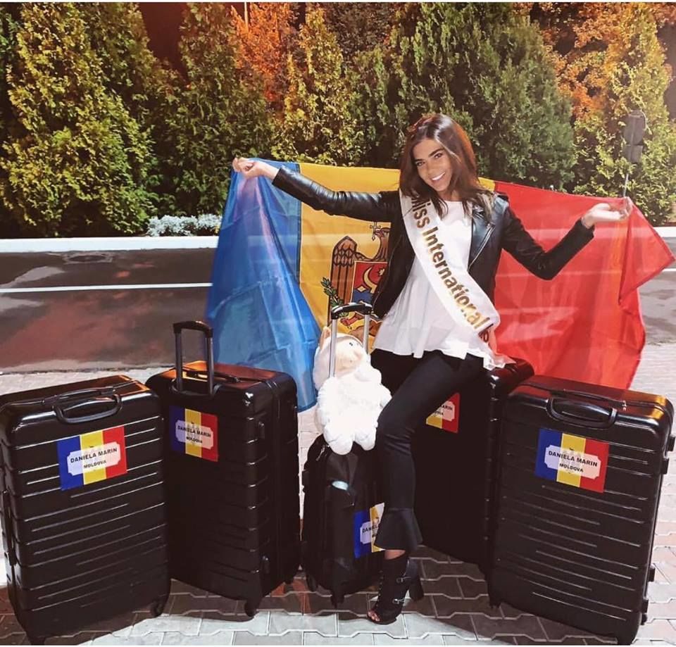 Даниела Марин представляет РМ на конкурсе „Miss International 2018” в Токио
