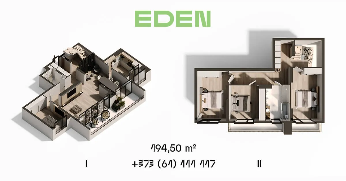 Eden: Квартира на Ботанике и парковочное место в подарок — предложение, которое нельзя упустить