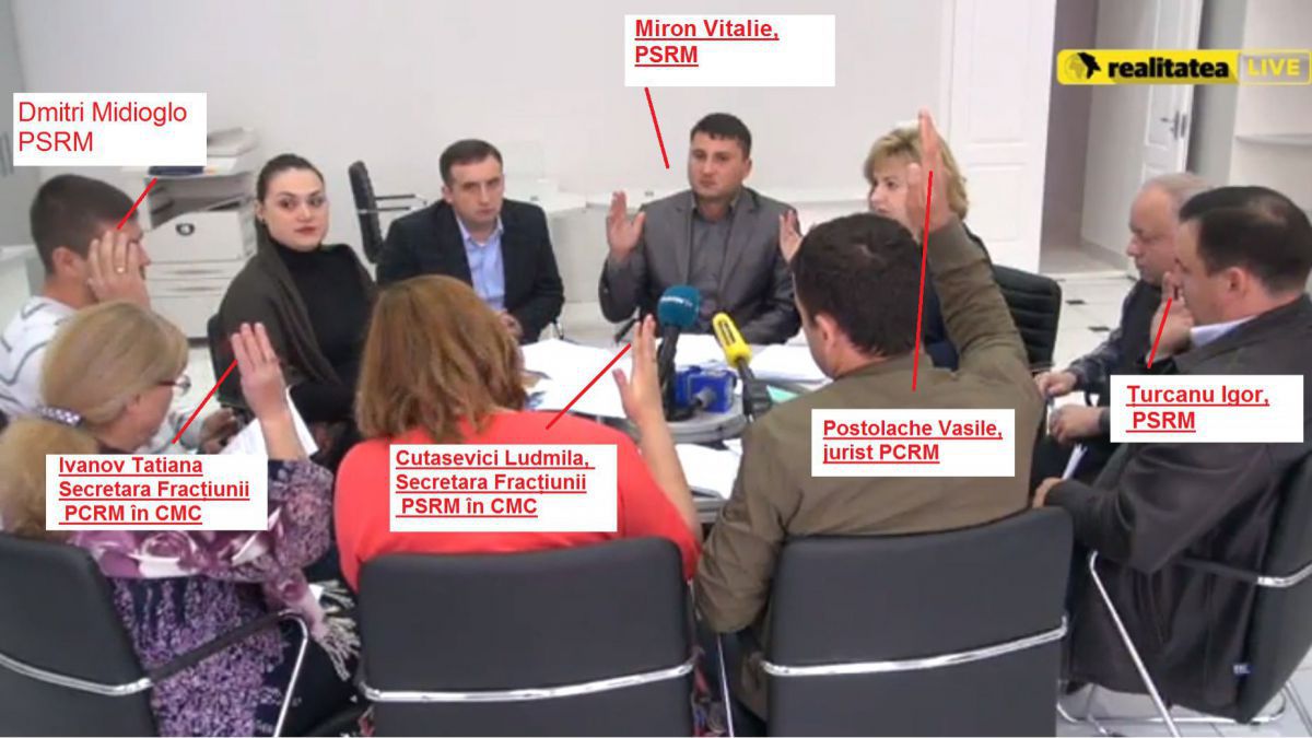PL: Socialiștii din CEC Chișinău au votat împotriva înregistrării lui Chirtoacă ca participant la referendum